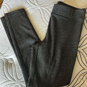 Black and White Houndstooth Pants
